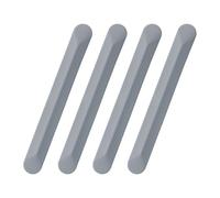 4 PCS Car Door Edge Protector Guards Strips, For Opel Grandland X 2017-2024 (Upper Deck) Scratche Ding Protectors, Elastic airbag protection, Thickened protection,C Grey