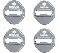 4 Pcs Car Door Lock Cover for Suzuki Baleno II 2022, Water Proof Door Locks Protective Cover Car Door Latch Protective Cover Car Accessories,A