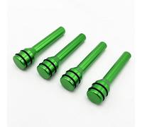 4 Pcs Car Door Lock Knobs, Universal Door Lift Bolt Auto Inner Door Pull Pins Aluminum Alloy Door Lock Pin Cover Modification Door Lock Bolt Pin Cover for Cars, Trucks (Green)