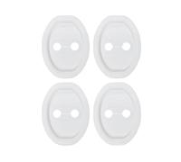 4 Pcs Car Door Lock Latch Cover for Audi Q4 Sportback e-tron SUV 2021-2025, Silicone Latches Guard Covers Car Door Lock Protectors Latch Adhesive Protector Silicone Lock Accessories,White