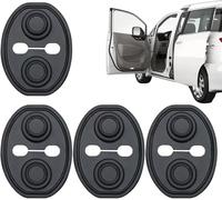 4 Pcs Car Door Lock Protective Covers for Peugeot 106 205 206 206 S 206 SW 206Cc 207 207Cc 207 SW 208, Car Silicone Door Latch Protective Cover Car Door Lock Shock Absorption Buffer Pad