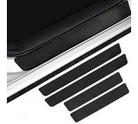 4 Pcs Car Door Sill Protector, for Ford Kuga 2 Kuga 3 S Focus Ecosport Waterproof AntiScratch Welcome Pedal Protector Cover Threshold Protective Film Easy To Install