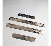 4 Pcs Car Door Sill Protector Strips for Citroen C3 2017-2021, Stainless Steel Kick Plates, Non-slip Scratch Scuff Protection Trim, Car Sill Pedal Styling Accessory