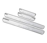 4 pcs Car Door Sill Protector Strips for Hon-da Civic 2006-2018, Stainless Steel Auto Threshold Kick Plates Pedal Car Body Styling Decoration Accessory