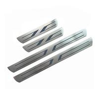 4 Pcs Car Door Sill Protector Strips for Landrover Range Rover Vogue 2014-2022, Stainless Steel Welcome Pedal, Nonslip Antiscratch Kick Plates, Accessories,Silver