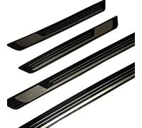 4 PCS Car Door Sill Protector Strips For Mercedes Vito W447 2014-2024, Outer Doorsill Kick Plates Welcome Pedal Cover Scratch-resistant Accessories, Black Lass