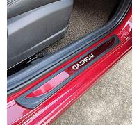 4 pcs Car Door Sill Protector Strips for NIS-san Qashqai J10 J11 2016-2022, Stainless Steel Auto Threshold Kick Plates Pedal Car Body Styling Decoration Accessory