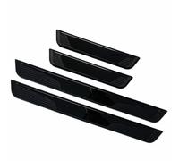 4 Pcs Car Door Sill Protector Strips For Peugeot 2008 2014-2020, Welcome Pedal Kick Plates Scuff Guard Threshold Styling Decor Accessories,B/Black