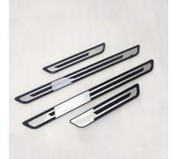 4 Pcs Car Door Sill Protector Strips for Renault Austral E-Tech Hybrid/Espace VI/Rafale 2022 2023 2024, Anti Scratch Kick Plates Step Guards Stainless Steel Threshold Easy to Install