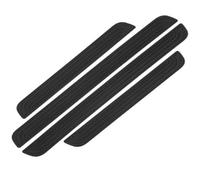 4 Pcs Car Door Sill Protector Strips for Renault Twingo I 1993-2007, Rubber Kick Plates Welcome Pedal Non-Slip Auto Styling Decoration Accessory,Black
