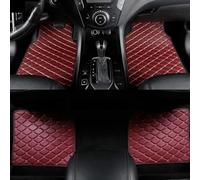 4 PCS Car Floor Mats For Alfa Romeo Mito 2009-2016, Floor Liners, Foot Pad Protector Carpet, PU Leather/Waterproof,D-Red Wine