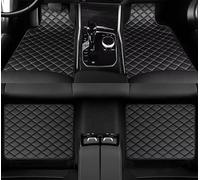 4 Pcs Car Floor Mats for Kia EV6 2021-2024 2025, Non Slip Leather Carpet Cover Full Cover Front Rear Set Tailored Fit Carpet Floor Mats,A