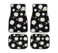 4 Pcs Car Floor Mats, for MG MG3 /MG6 /MG7 /MG HS/MG Marvel R/MG ZS All Weather Carpet Protection Car Mat Mat Floor Liners Carpet Front Rear Heelpad Interior Accessory