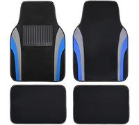 4 Pcs Car Floor Mats for Nissan Maxima A35 2009-2014 | Specially designed vinyl heel pad provides exceptional driver comfort and safety Anti-slip nibs keep floor mats in place