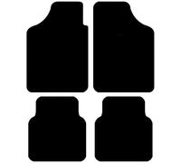 4 Pcs Car Floor Mats for VW T-Cross Bj. ab 2018, Black Car Mats with Anti-Slip, Coverage Front Rear Carpet Mats Set, Hard-Wearing Easy Clean Car Mats Carpets