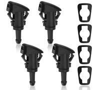 4 PCS Car Front Windshield Washer Nozzles with Rubber Gasket, Windscreen Wiper Washer Nozzle for Car for 2012-2017 Kia Sportage 2010-2018 Hyundai Tucson ix35 Wiper Blades Accessories