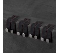 4 Pcs Car Headrest Double Hooks for Nissan X-Trail IV T33 2021-2026 | Double Hook Design, Premium Faux Leather, Hidden Foldable, 4-Pack Set, Tool-Free Install