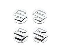 4 Pcs Car Hub Cap CoversAuto for Suzuki S-Cross 2022 2023 2024, Car Wheel Center Hub Caps Replacement Compatible CoverWaterproof DustproofRim Centre Cover,Silver-58mm