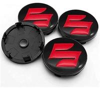 4 Pcs Car Hub Cap for Suzuki Jimny III 2005-2012,Wheel Centre Caps,Tyre Center Hub Cover for Auto Car,Hub Center Cover Caps,Centre Hub Cup for Auto Car,Red-54mm