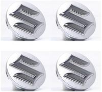 4 Pcs Car Hub Center Caps for uzuki Swift 2010-2017 58 mm, Washable Car Wheel Replacement Wear-Resistant Wheels Center Caps Badge Wheel Trim,White