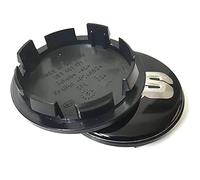 4 PCS Car Hub Centre Caps compatible with for BBS 56MM 60MM 65MM 68MM,56mm-black-silver