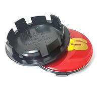 4 PCS Car Hub Centre Caps compatible with for BBS 56MM 60MM 65MM 68MM,56mm- red-gold