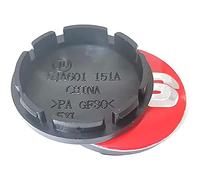 4 PCS Car Hub Centre Caps compatible with for BBS 56MM 60MM 65MM 68MM,65mm- red-silver