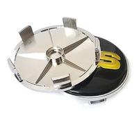 4 PCS Car Hub Centre Caps compatible with for BBS 56MM 60MM 65MM 68MM,68mm- red-gold