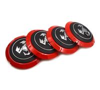 4 Pcs Car Hub Centre Caps for Abarth 133mm, Wheel Hub Covers Hub Center Badge Wheels Centre Caps Auto Parts Tire Accessories