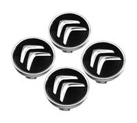 4 pcs Car Hub Centre Caps for Citroen C1 2014-2023, Car Wheel Center Cap Hub Cap Car Wheel Hub Caps Wheel Centre Cap Hubcaps Trims Accessories,C Black
