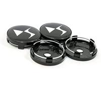4 pcs Car Hub Centre Caps for Citroen DS3 DS6 DS7 60MM, Car Wheel Center Cap Hub Cap Car Wheel Hub Caps Wheel Centre Cap Hubcaps Trims Accessories
