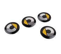 4 pcs Car Hub Centre Caps for Smart Fortwo 450 451 453 56.5mm, Car Wheel Center Cap Hub Cap Car Wheel Hub Caps Wheel Centre Cap Hubcaps Trims Accessories,B Yellow