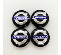 4 Pcs Car Hub Centre Caps for Volvo XC40 C40 Recharge 2018 2019 2020 2021 2022 2023 2024 64mm, Waterproof Anti Dust Hub Cover Tyre Rim Exterior Accessories Auto Accessories,G