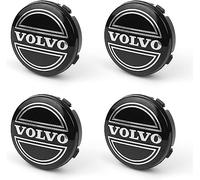 4 Pcs Car Hub Centre Caps for Volvo XC40 C40 Recharge 2018 2019 2020 2021 2022 2023 2024 64mm, Waterproof Anti Dust Hub Cover Tyre Rim Exterior Accessories Auto Accessories,D