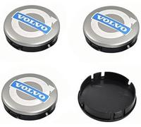 4 Pcs Car Hub Centre Caps for Volvo Xc60 Recharge 2018-2023 64mm, Waterproof Anti Dust Hub Cover Tyre Rim Exterior Accessories Auto Accessories,C