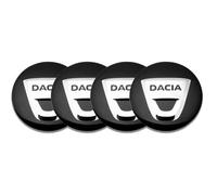 4 PCS Car Hubcap stickers for Dacia Duster Logan Sandero, 50mm, Sticker Car Wheel Center Cover Badge Rim Protection Decoration Accessories