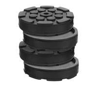 4 Pcs Car Jack Pad: Slotted Trolley Jacking Rubber Blocks, Floor Jack Pad Adapter for Trolley Jack, Car Repair Tool Accessories