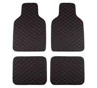 4 PCS Car Leather Floor Liner Mats, for MG MG4 EV XPower 2023 2024 2025 All Weather Waterproof Non Slip Carpet Floor Matts Car Accessories,B