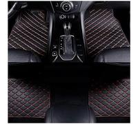 4 PCS Car Mats, for Ford Fiesta ST LINE 2018 2019 2020 Front Rear Non Slip Waterproof Car Floor Mat Tailored Fit Floor Liner Car Interior Accessory,C-Black red