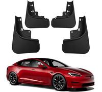4 Pcs Car Mud Flaps Fender for Tesla Model S 2022 2023, Car Front Rear Splash Guard Exterior Body Fittings Protection Accessories