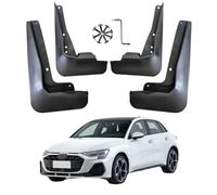 4 Pcs Car Mud Flaps for Audi A3L 2025,Mudguards Fenders Front Rear Mud Flaps Splashproof Waterproof Car External Accessories