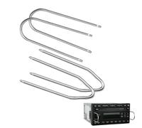 4 Pcs Car Radio Removal Tool Key, U And V Shape Stereo Extraction Tools Universal Pins CD/DVD Player Head Unit Repair Refit Key Tool Radio Removal Keys Removal Head Unit Navigation Disassembly