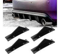 4 Pcs Car Rear Bumper Lip Diffuser for BMW 6 Convertible(E64)(2004-2010), Car Lower Spoiler Valance Lip, Rear Bumper Splitter Lip Wing,Black