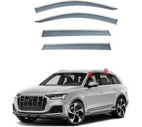 4 Pcs Car Side Wind Deflectors for Audi Q7 MK2 4M 2016 2017 2018 2019 2020 2021, Car Windows Rain Wind Visor Deflector Guard Car Accessories