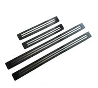 4 Pcs Car Sill Protectors Strips For Renault Austral 2022 2023 2024, Front Rear Door Entry Guard Threshold Cover Pedal Scuff Plates Trim Accessories, Carbon Fiber Black