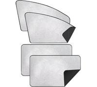 4 Pcs Car Sunshade for BMW 3er E90 E91 M-Tech 2005-2008, Premium Titanium Silver UV Blocker Window Heat Reflector Auto Interior Accessories