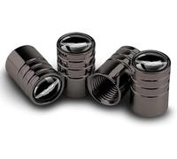 4 Pcs Car Tire Air Valve Caps for Aston Martin Valkyrie, Auto Wheel Tyre Dust Stems Cover With Logo Emblem Waterproof Dust Proof,C