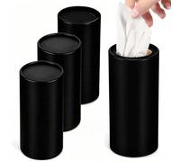 4 Pcs Car Tissues for Jaecoo 5 J5 Jaecoo E5 Jaecoo 7 J7 Jaecoo 7 SHS, Car Tissue Holder, Tissues Cylinder with Space Saving Design, Portable Cylinder Round Tissue Boxes Container