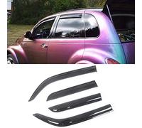 4 Pcs Car Window Wind Deflectors Visor For Chrysler PT Cruiser 2001-2010, Car Wind Deflectors Window Visor Car Rain Shield Deflectors Awning Cover Vent Guard
