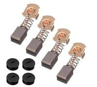 4 Pcs Carbon Brushes, CB430 Motor Carbon Brush Replacement with Caps Compatible with Makita 18V LXT Angle Grinder BGA450 DGA452 BGD800 BJS101 DGA452REF GA400